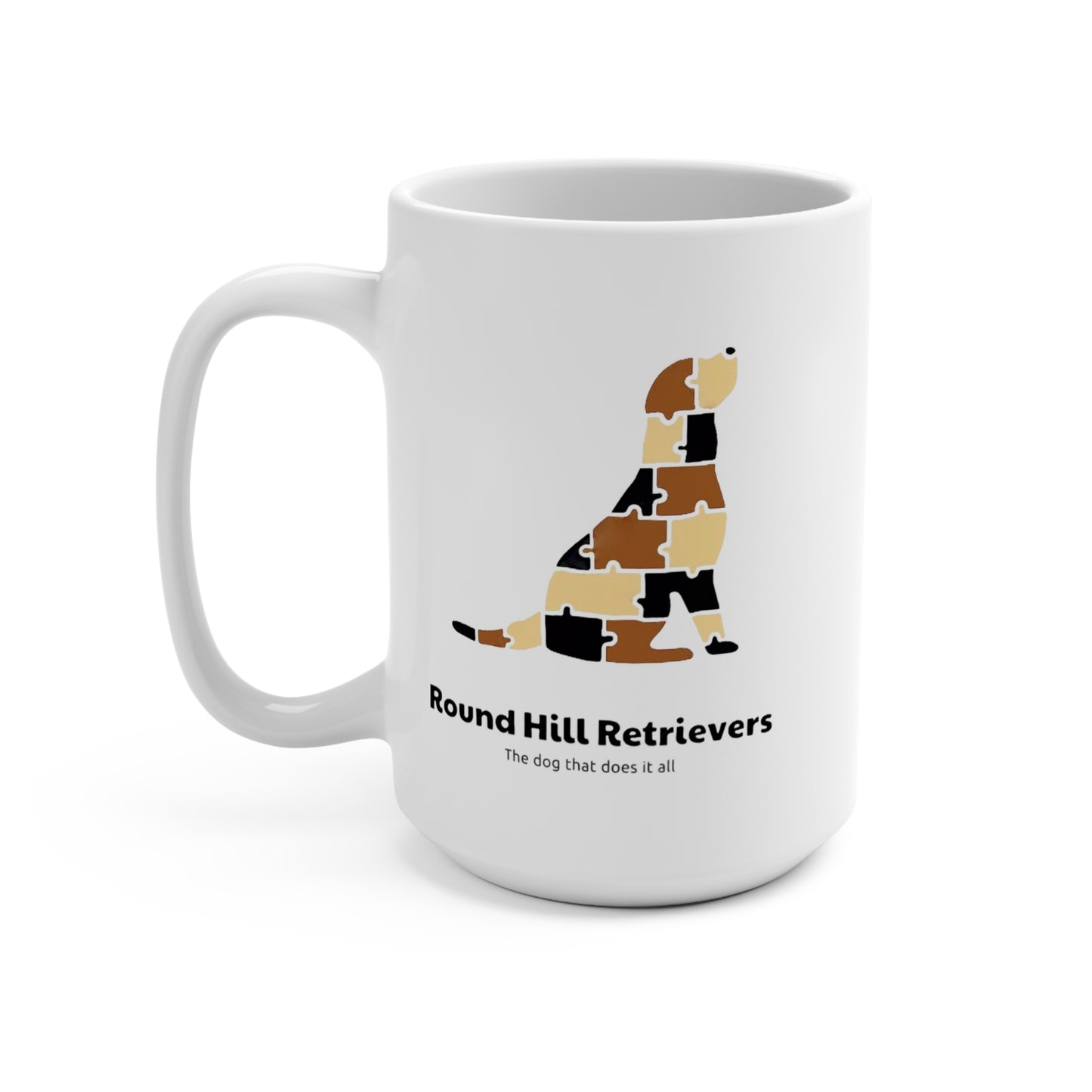 Round Hill Retrievers 15oz Coffee Mug