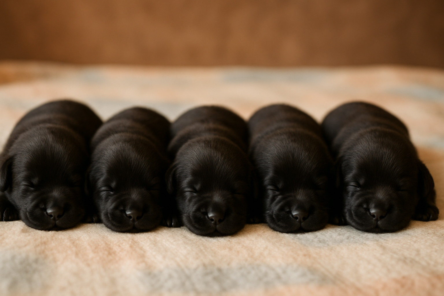 Can you make the yellow puppies black instead?